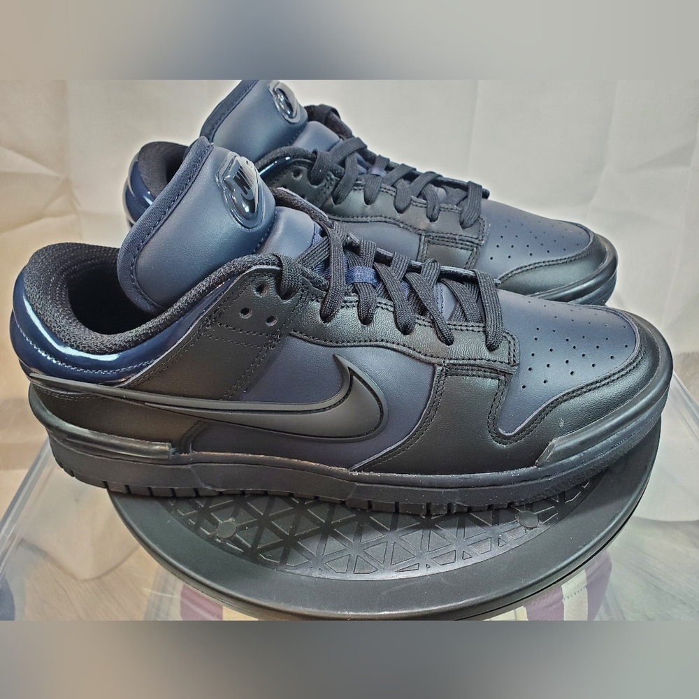NEW Nike Dunk Low Twist Obsidian Blue / Black Sneakers MENS SIZE 9.5 WOMENS 11 - Picture 2 of 16